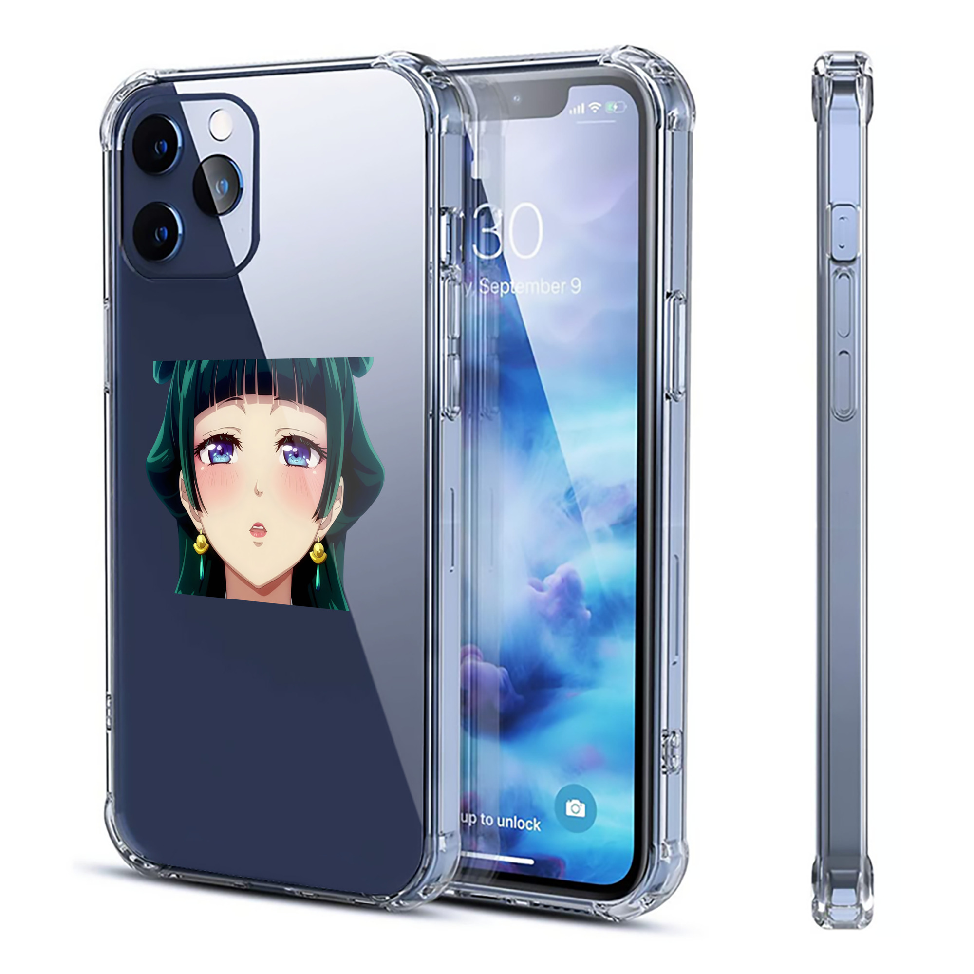 （画像用） 薬屋のひとりごと The Apothecary Diaries 【iPhone 12シリーズ対応】透明スマホケース（クリアソフトケース）